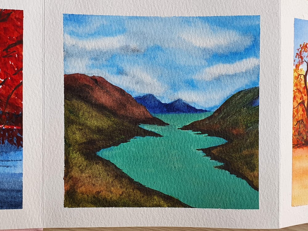10 Days Art Holiday - Fall themed Travel Journal - image 2 - student project