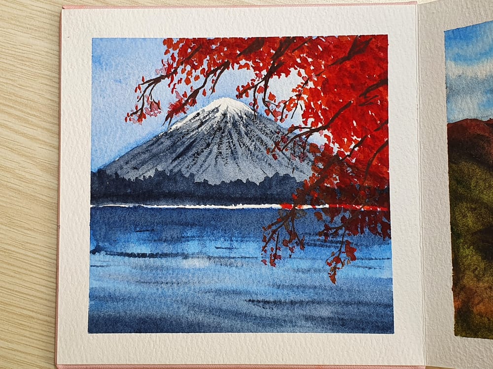 10 Days Art Holiday - Fall themed Travel Journal - image 1 - student project