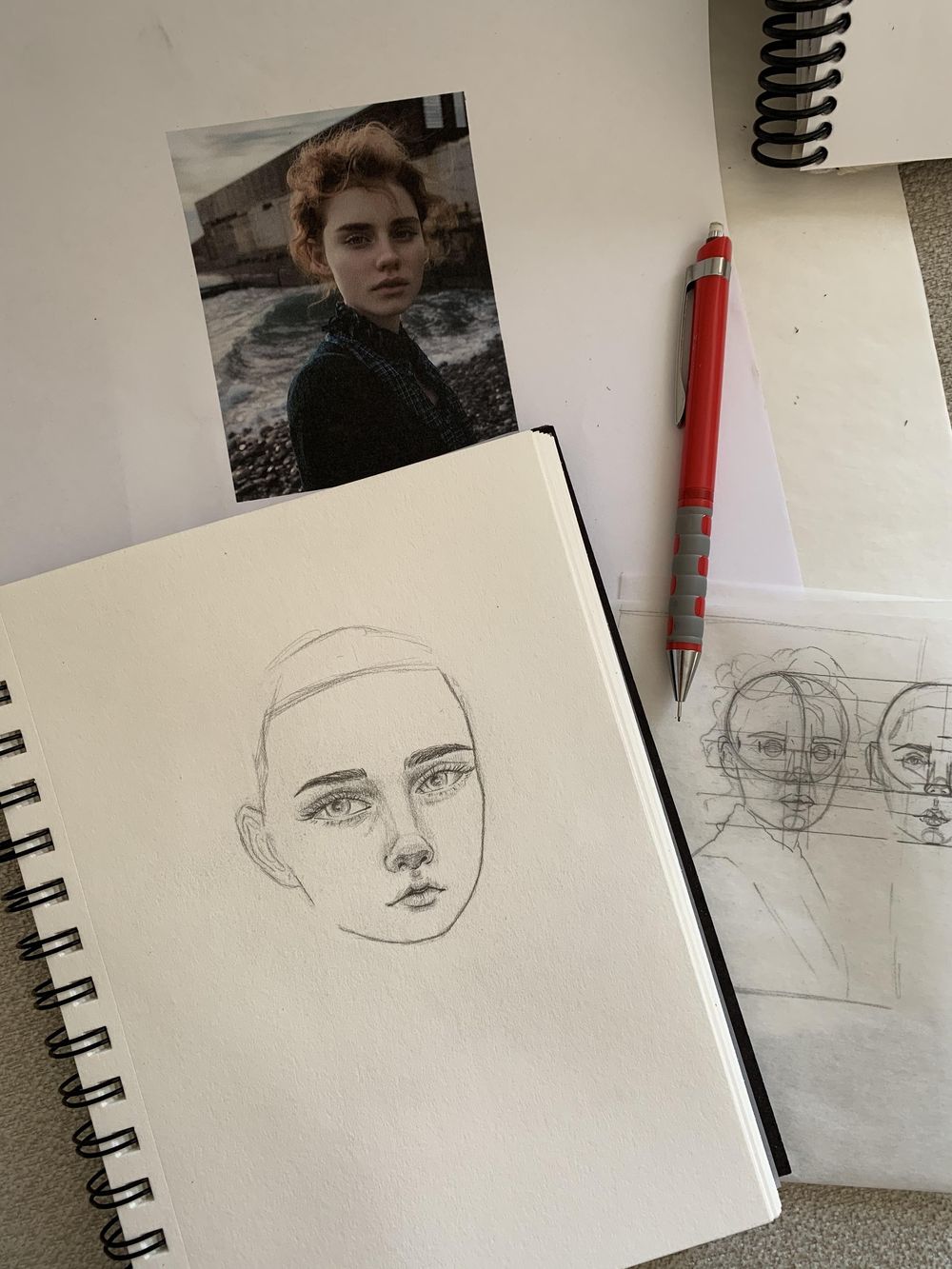 Portrait Mimicry Sketch - image 2 - student project