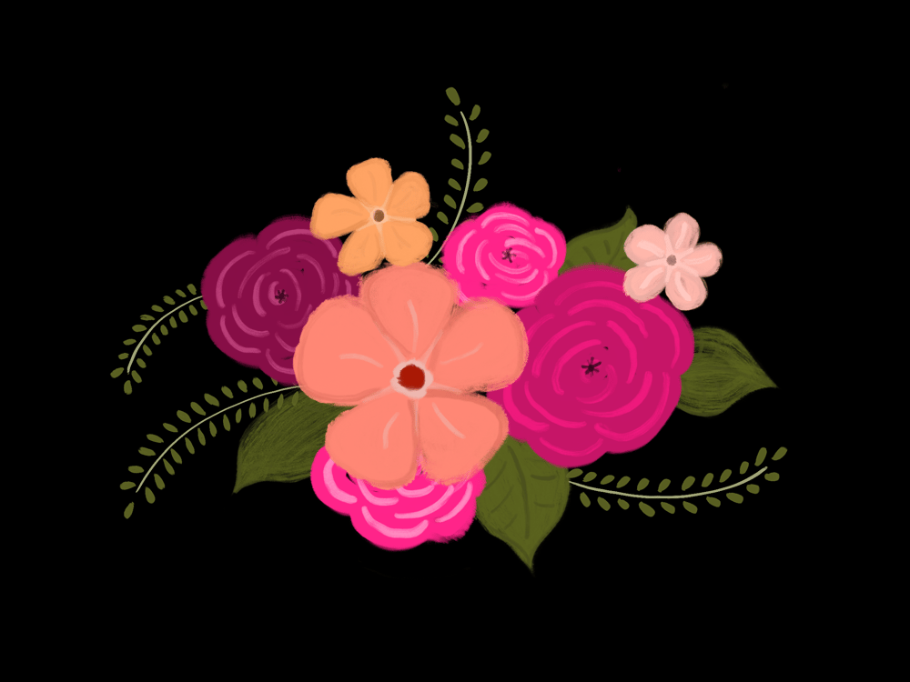 Procreate Florals - image 1 - student project