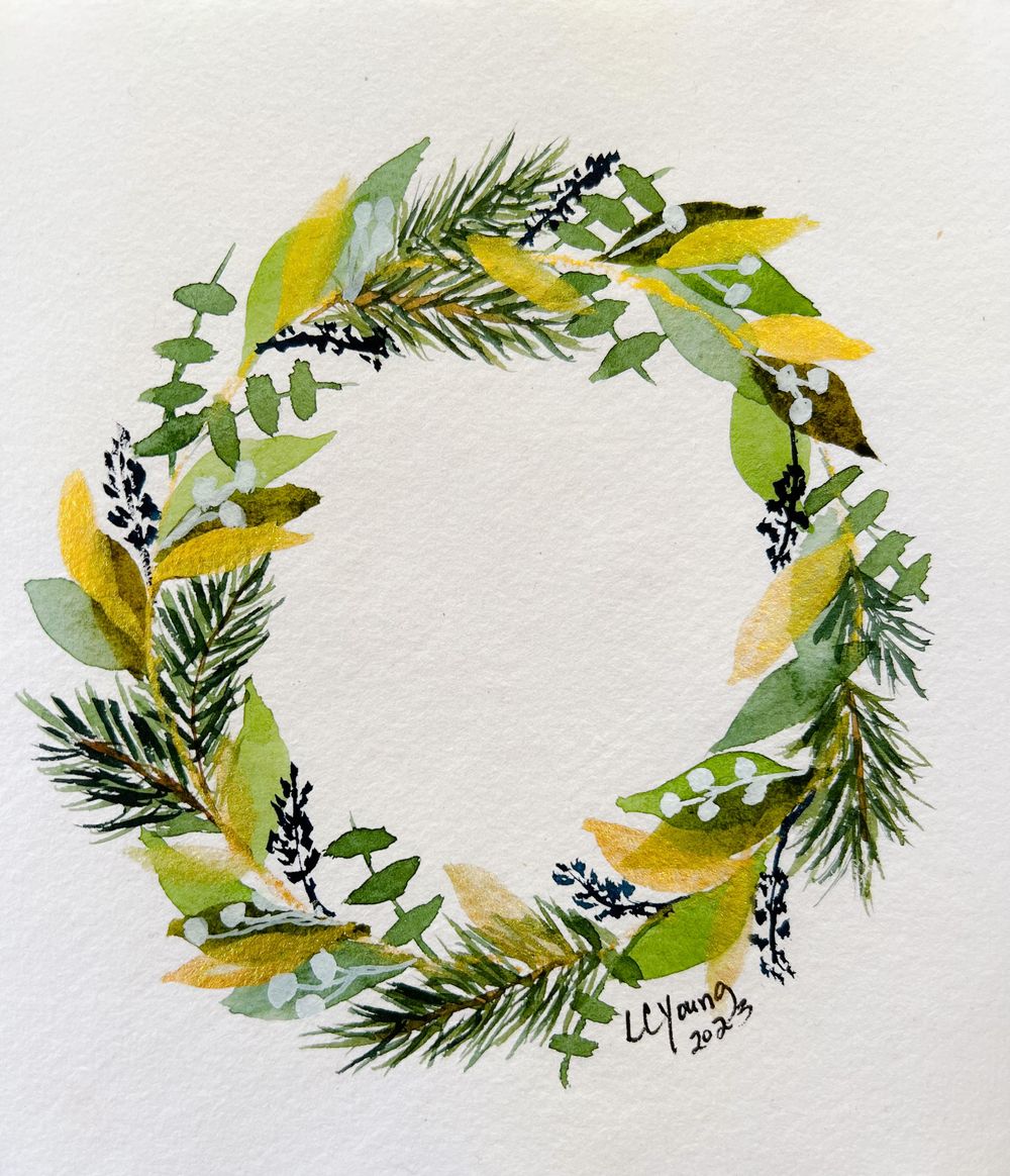 Holiday Watercolor - image 1 - student project