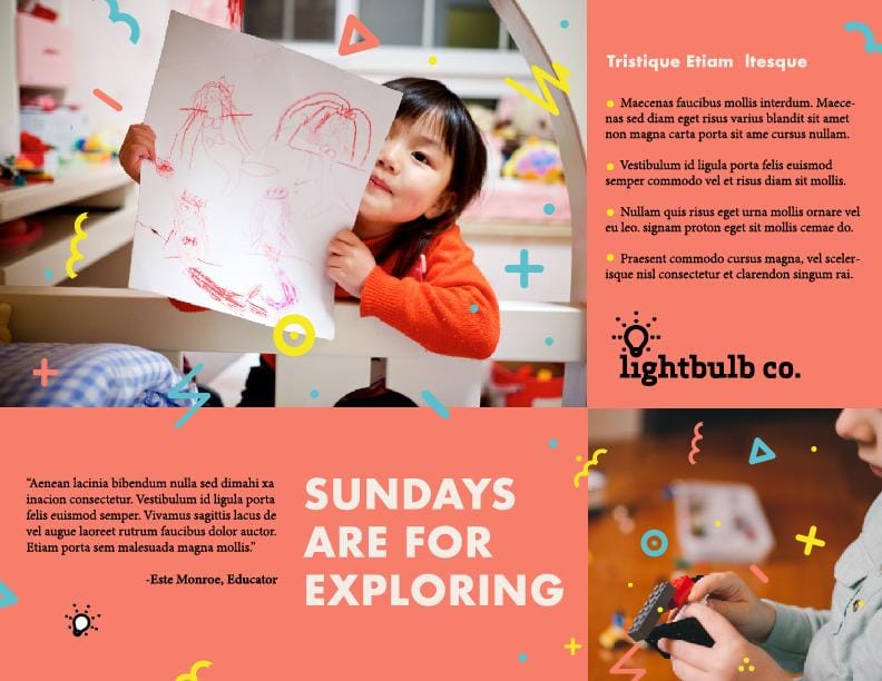 Trifold brochure - image 2 - student project