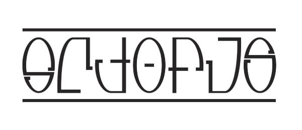 Octopus Ambigram - image 2 - student project