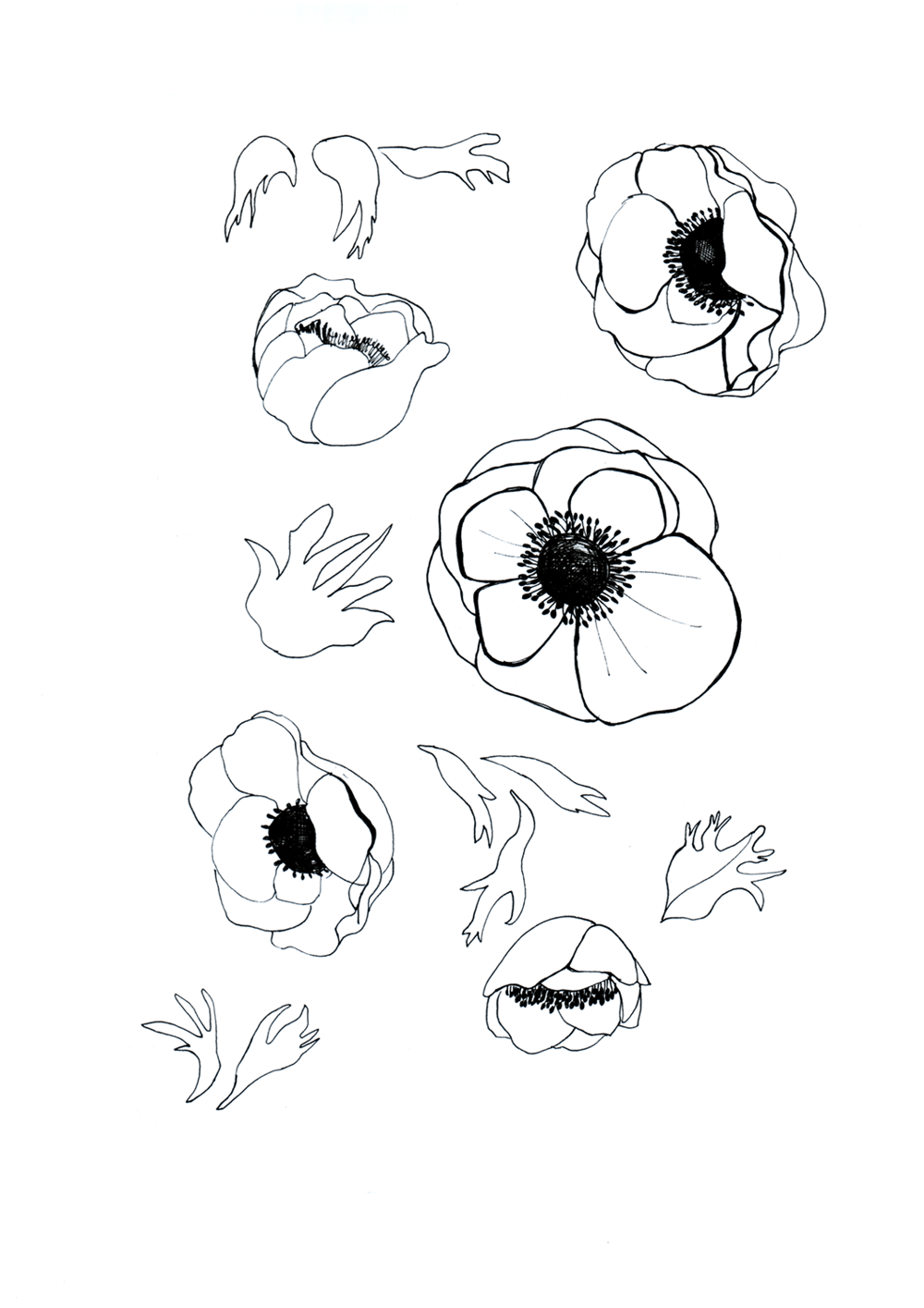 Layered floral pattern - image 1 - student project
