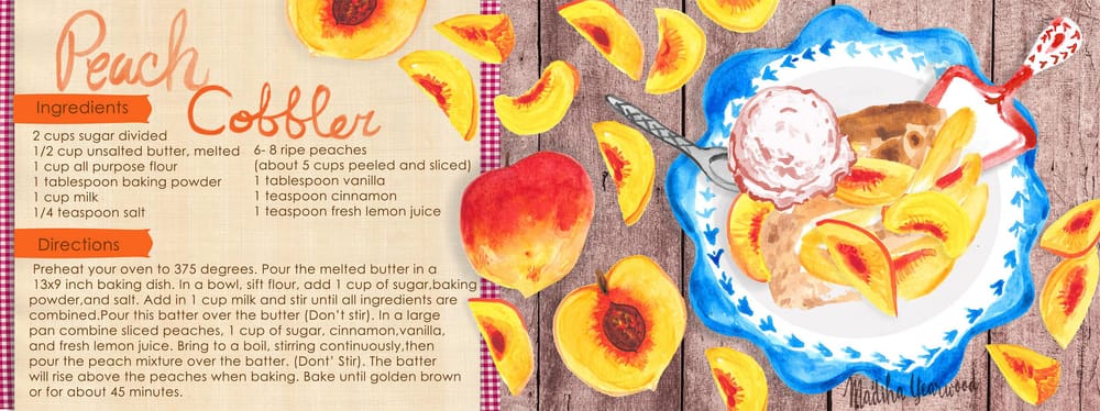Yummy Peach Cobbler! - image 4 - student project
