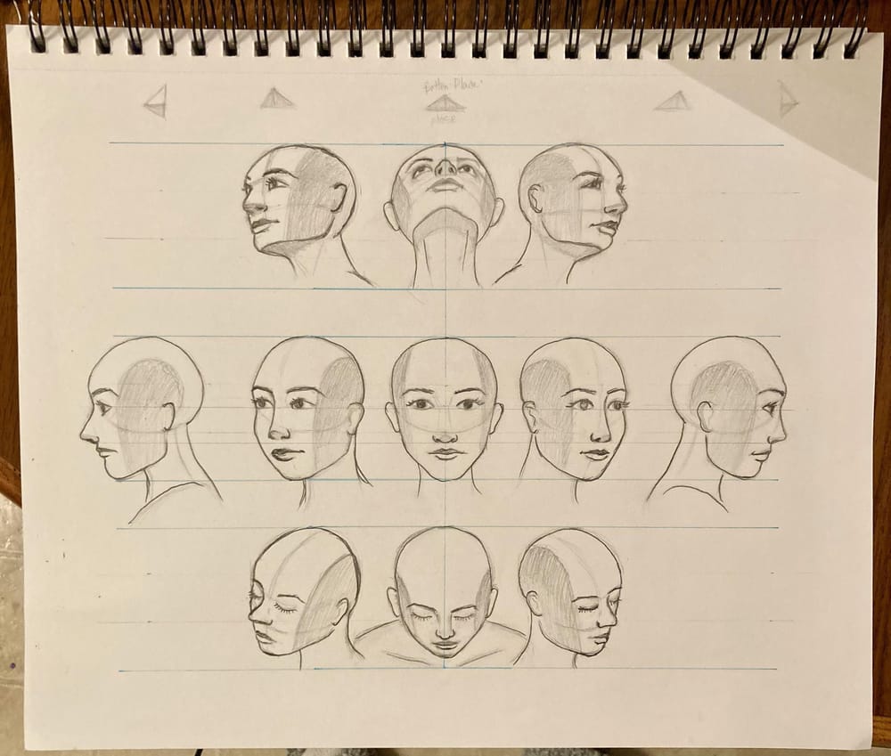 11 Head Angles - image 1 - student project