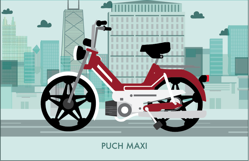 Chicago + Puch Moped  - image 5 - student project