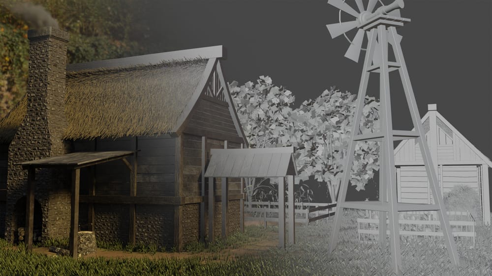 The Ultimate Medieval Scene - Blender / fully animated scene - image 7 - student project