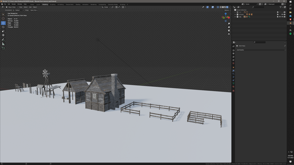 The Ultimate Medieval Scene - Blender / fully animated scene - image 14 - student project