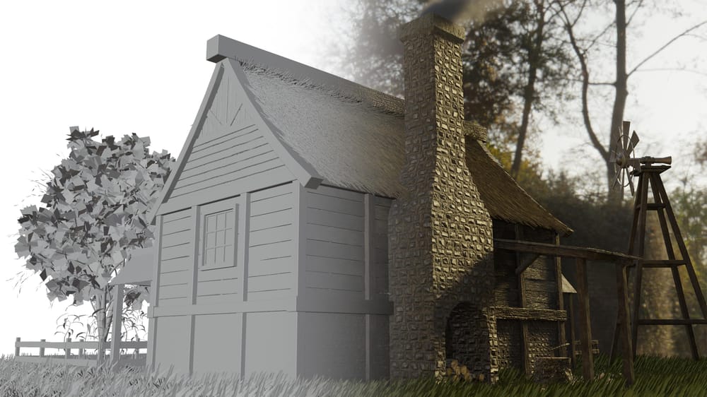 The Ultimate Medieval Scene - Blender / fully animated scene - image 9 - student project