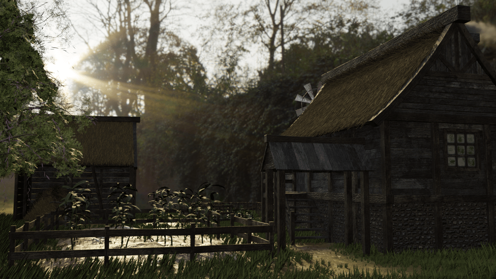 The Ultimate Medieval Scene - Blender / fully animated scene - image 1 - student project
