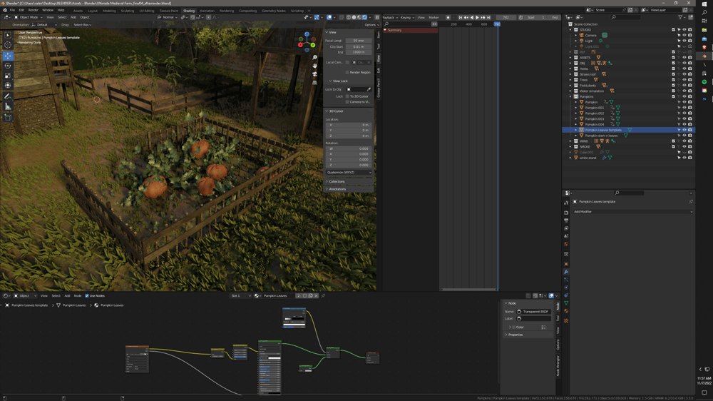 The Ultimate Medieval Scene - Blender / fully animated scene - image 18 - student project