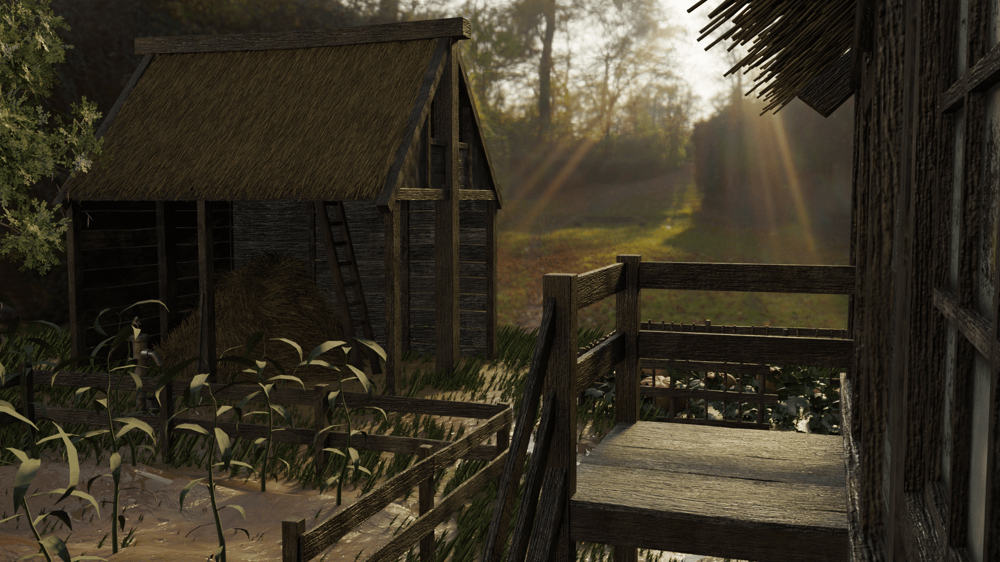 The Ultimate Medieval Scene - Blender / fully animated scene - image 2 - student project