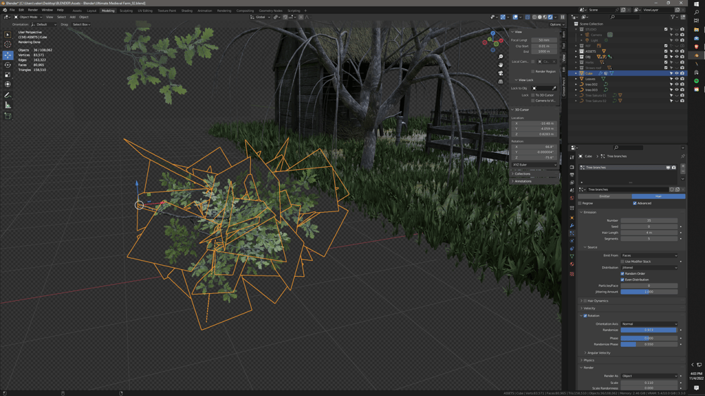 The Ultimate Medieval Scene - Blender / fully animated scene - image 16 - student project