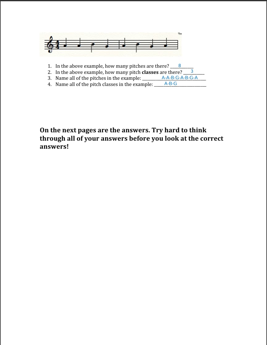 Music Theory - Worksheets and Project files - image 11 - student project