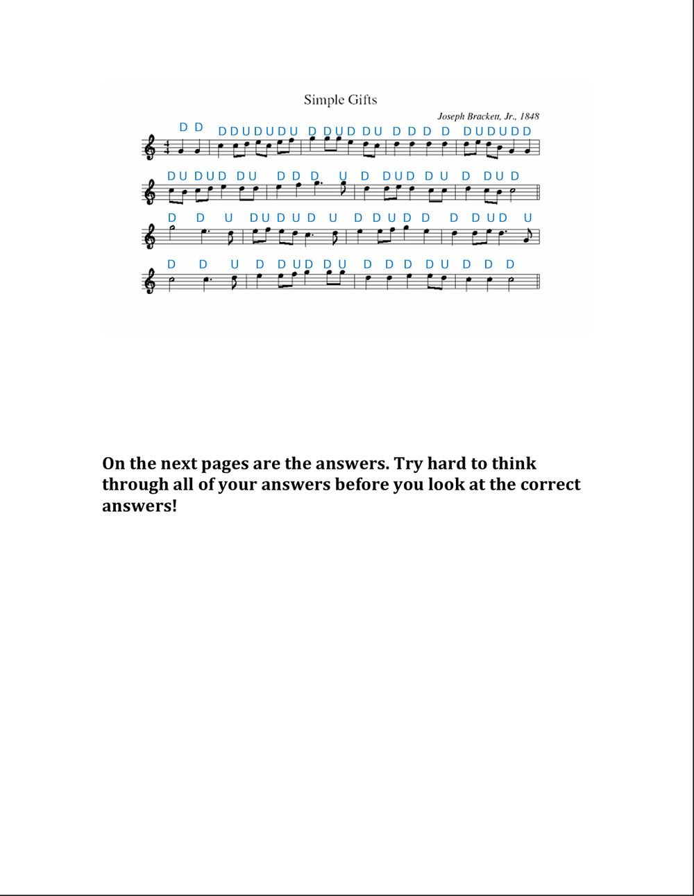 Music Theory - Worksheets and Project files - image 5 - student project