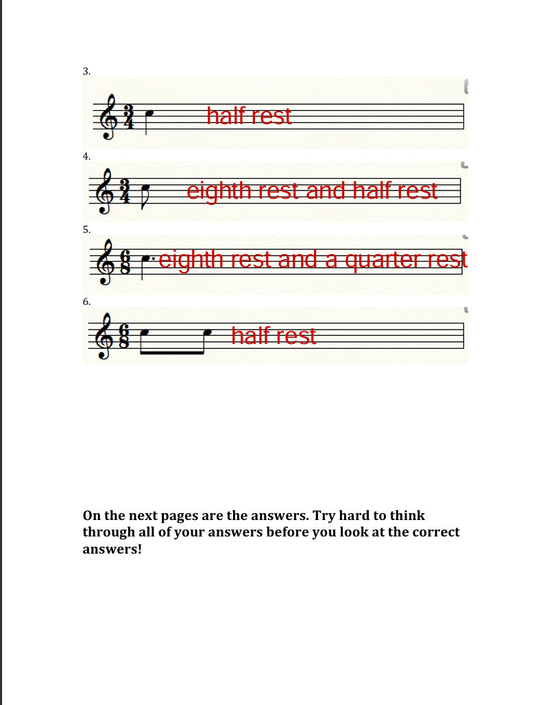 Music Theory - Worksheets and Project files - image 3 - student project