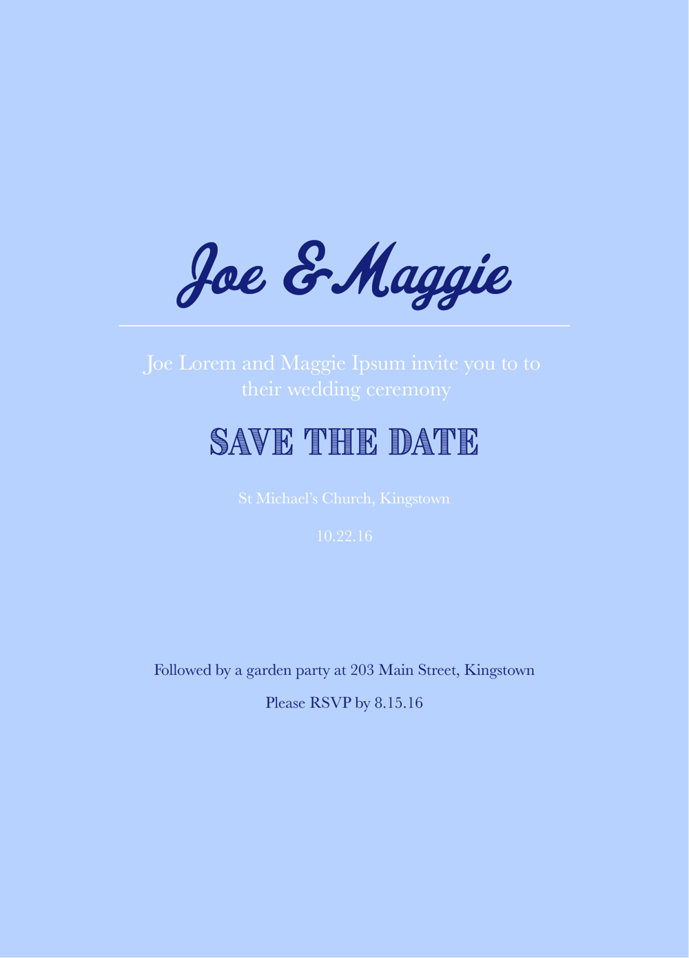 JM Wedding Typo Practice - image 1 - student project