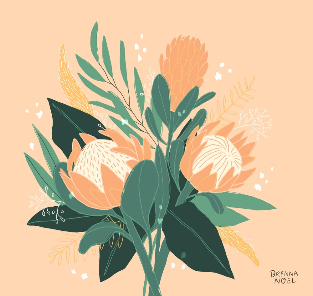 King Protea & Eucalyptus - image 6 - student project