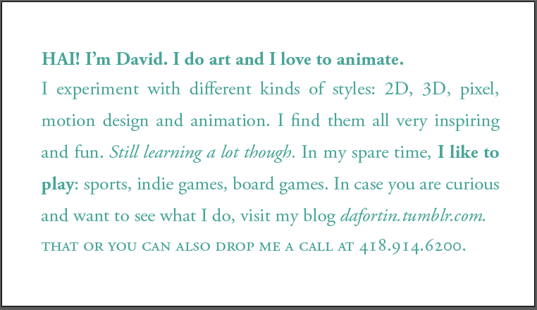 So this is typography. - image 2 - student project
