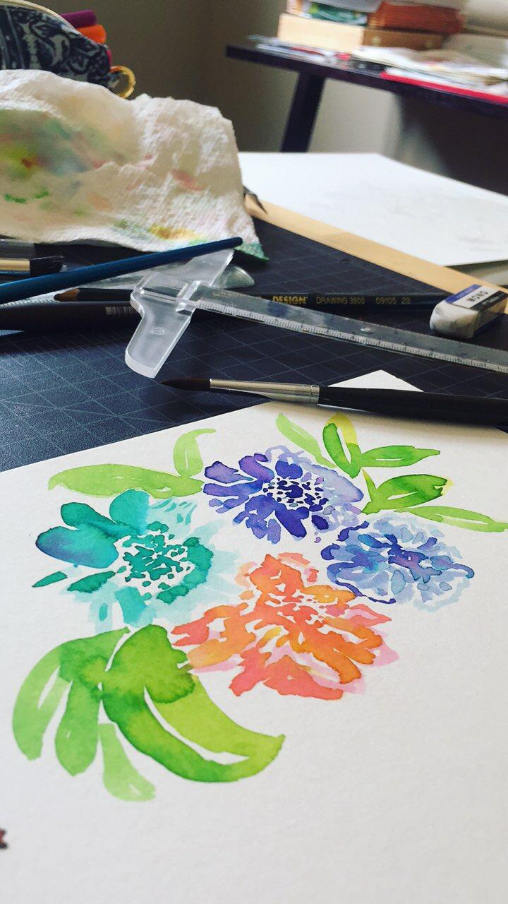 Working on Dropped Flowers - image 5 - student project