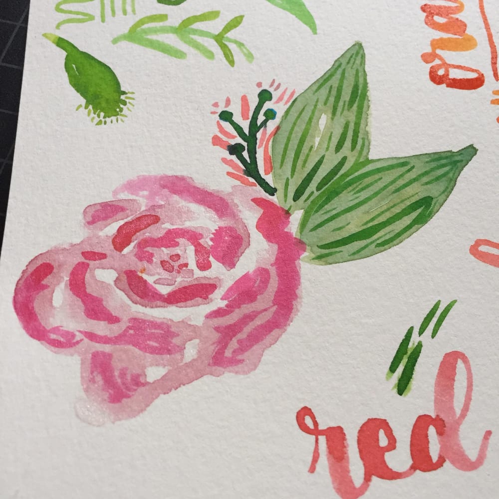 Working on Dropped Flowers - image 4 - student project