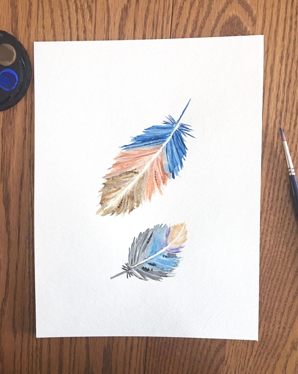 Watercolour Feathers Try 1! - image 3 - student project