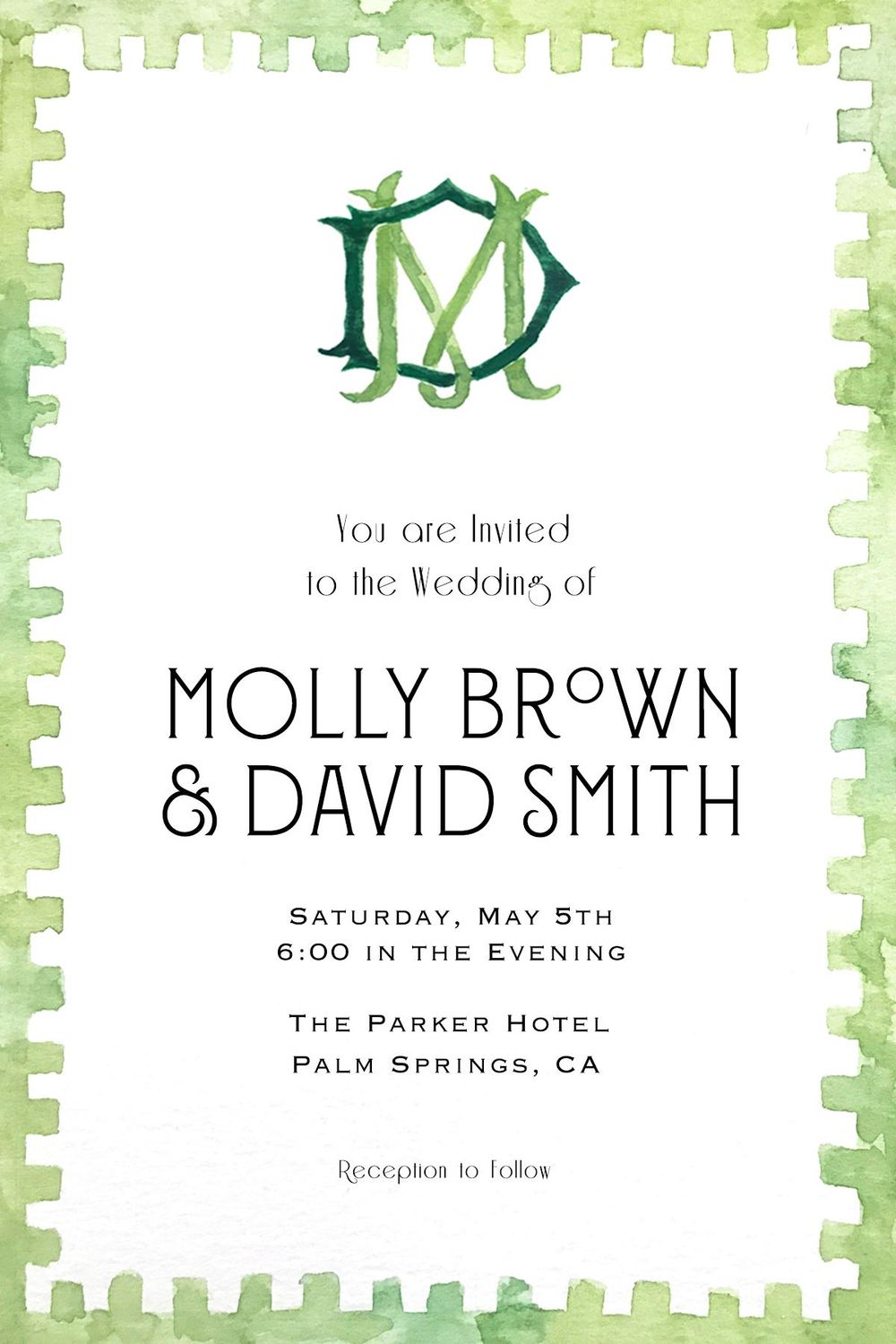 A Paper Suite for a Lush California Wedding - image 5 - student project