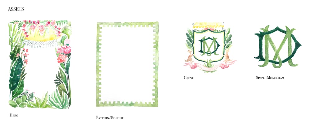 A Paper Suite for a Lush California Wedding - image 1 - student project