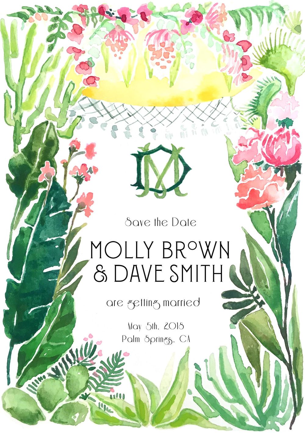 A Paper Suite for a Lush California Wedding - image 3 - student project