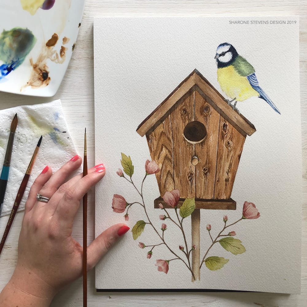Painting Wood in Watercolour - image 1 - student project