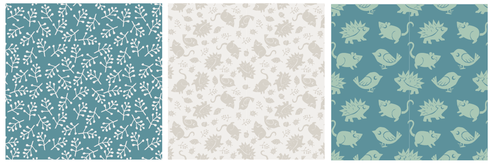 Backyard Nature / Children's pattern - image 6 - student project