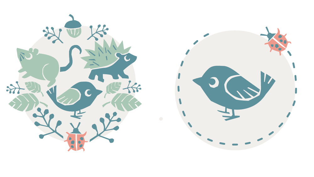 Backyard Nature / Children's pattern - image 7 - student project