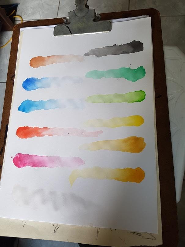 Child-school graded watercolor.. - image 2 - student project