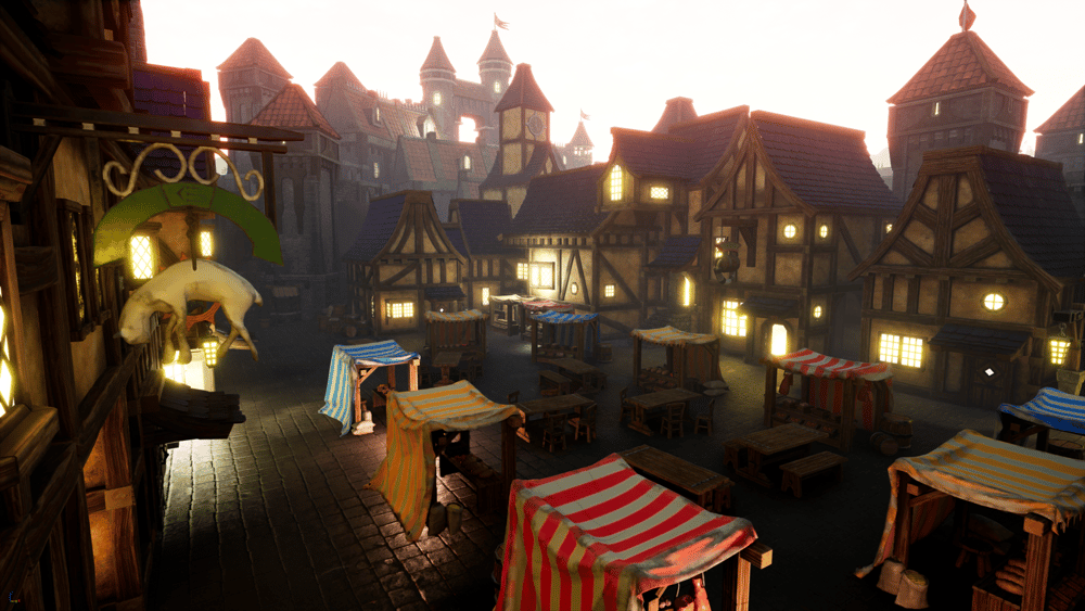 Medieval Castle Town - image 4 - student project