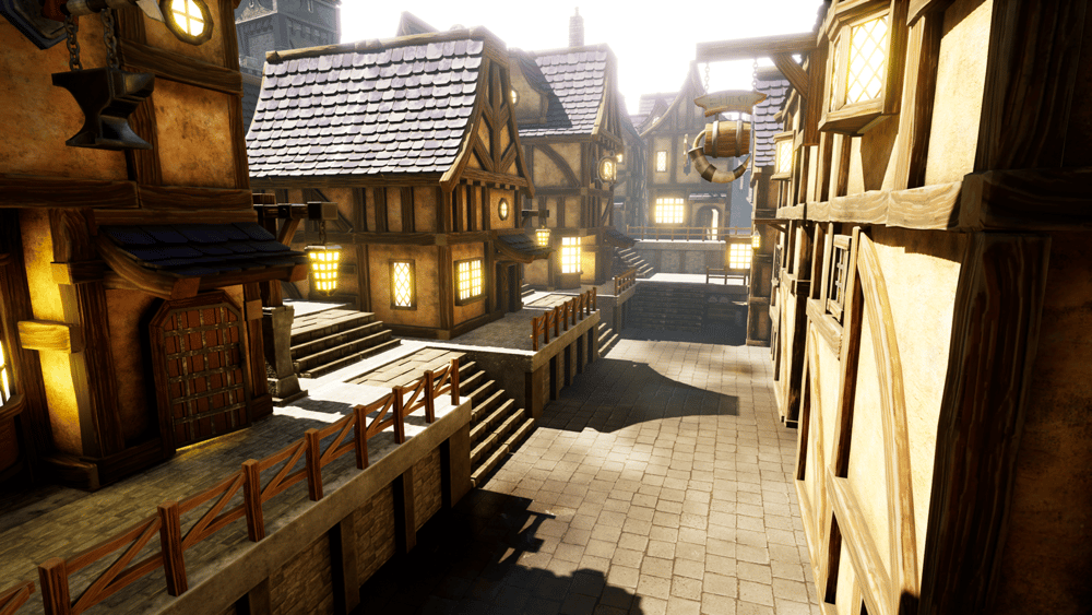 Medieval Castle Town - image 8 - student project