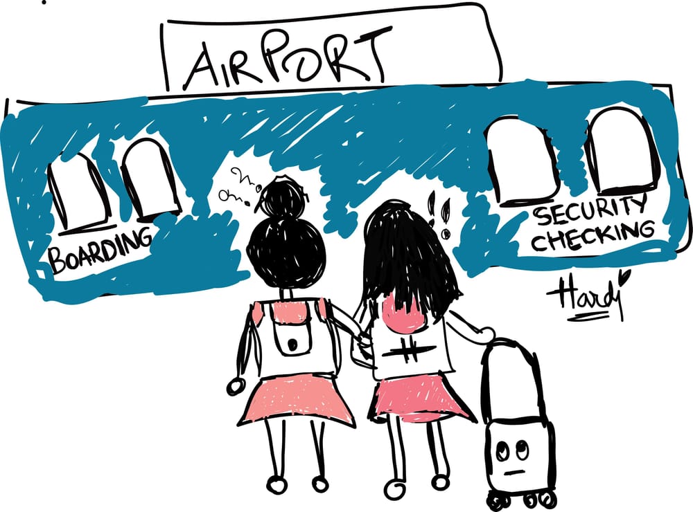 my first trip on airplane - image 2 - student project