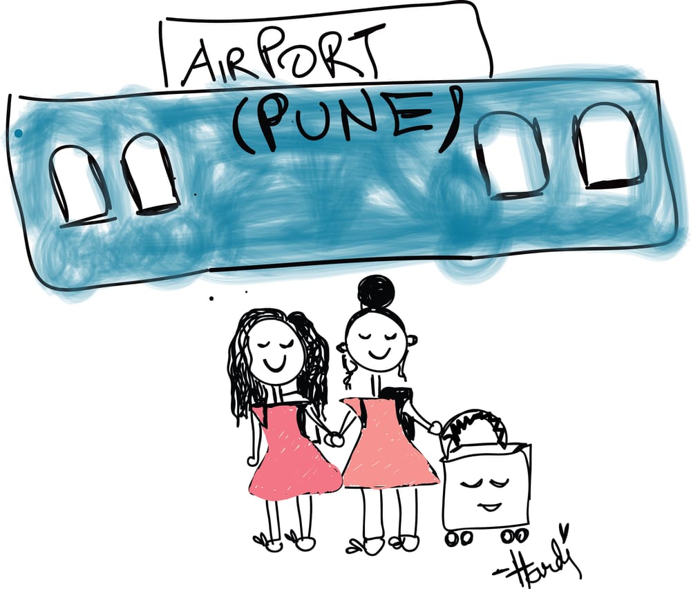 my first trip on airplane - image 4 - student project