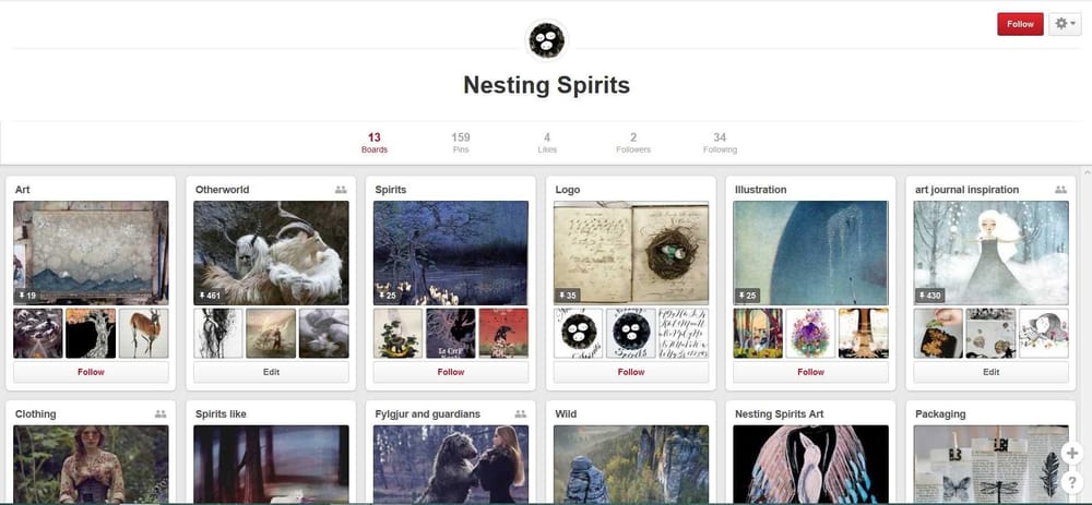Nesting Spirits & social networks - image 2 - student project