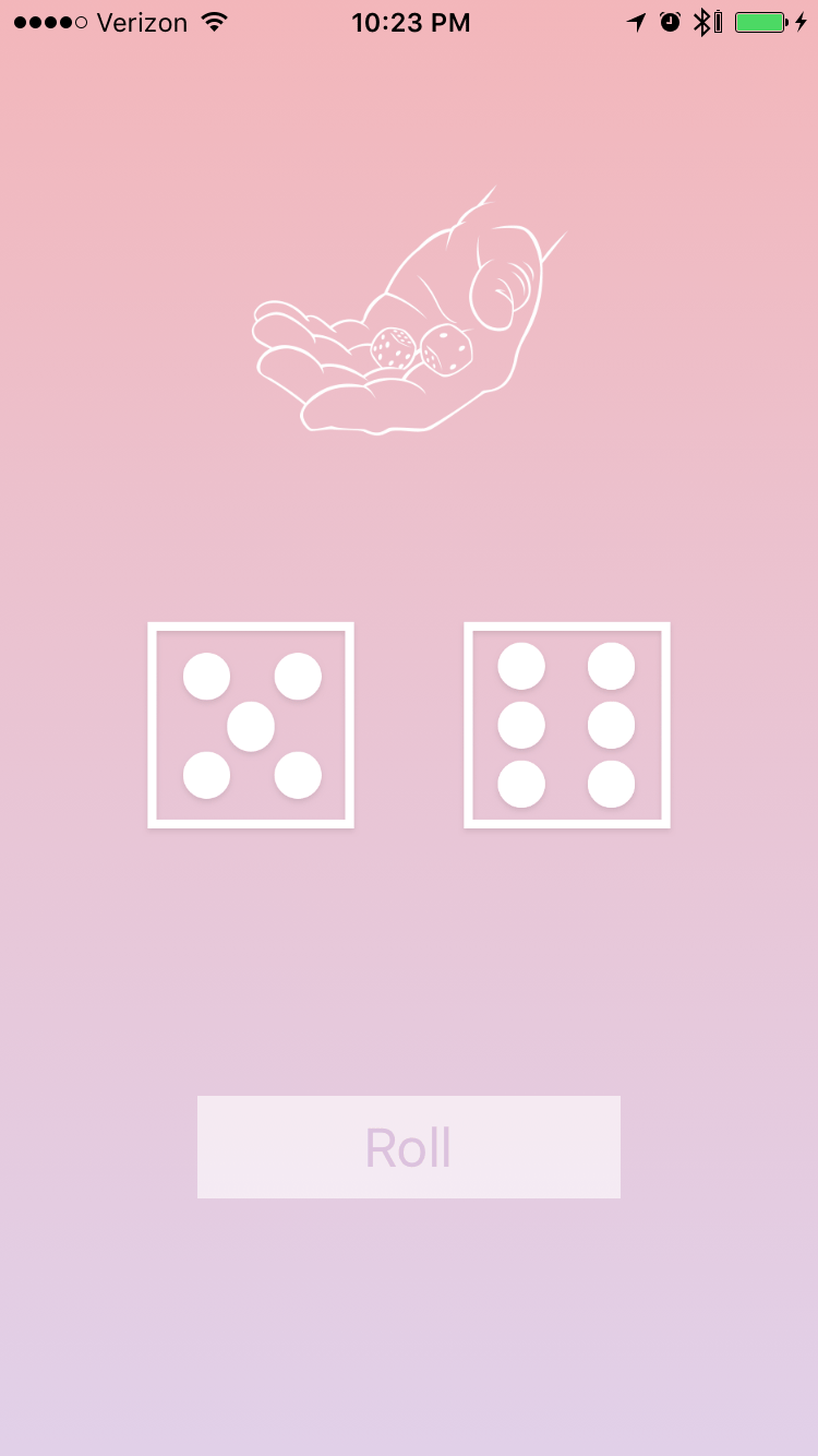 Dice App Skillshare Student Project