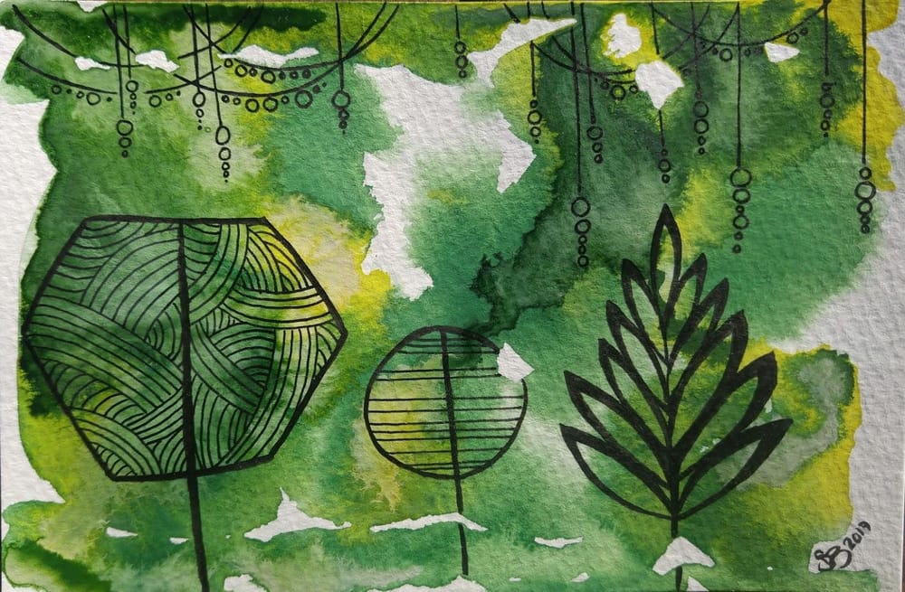 Abstract with Doodles - image 3 - student project