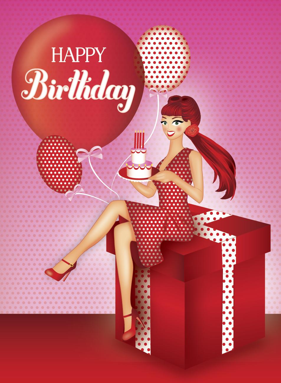 Pinup Inspired Greeting Cards - image 12 - student project