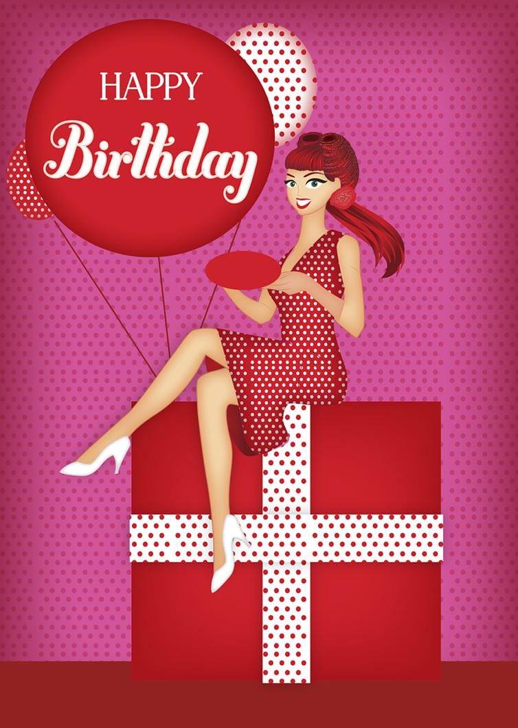 Pinup Inspired Greeting Cards - image 13 - student project