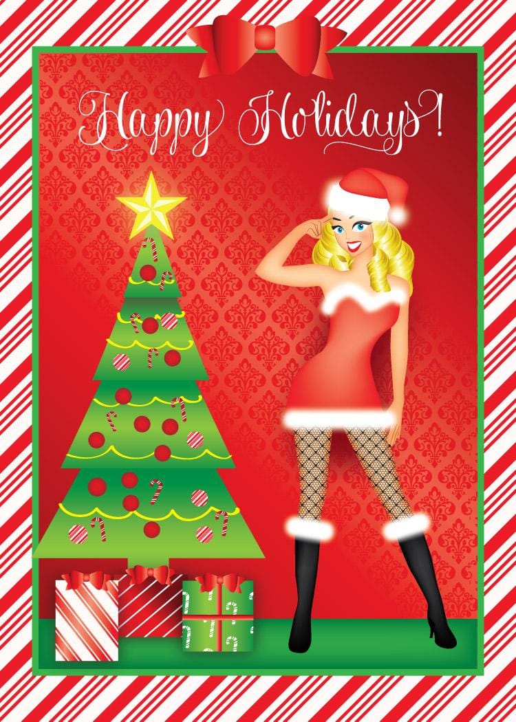 Pinup Inspired Greeting Cards - image 10 - student project