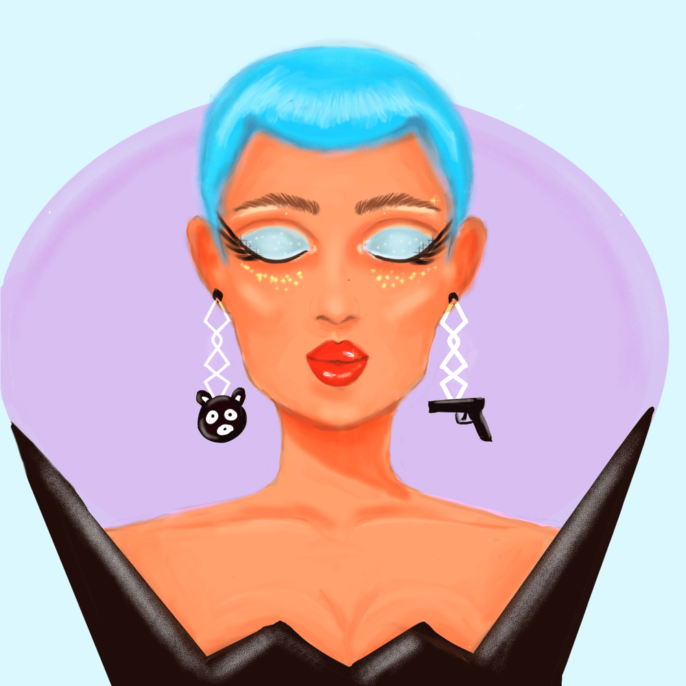 My Digital Character illustration Skillshare Student Project