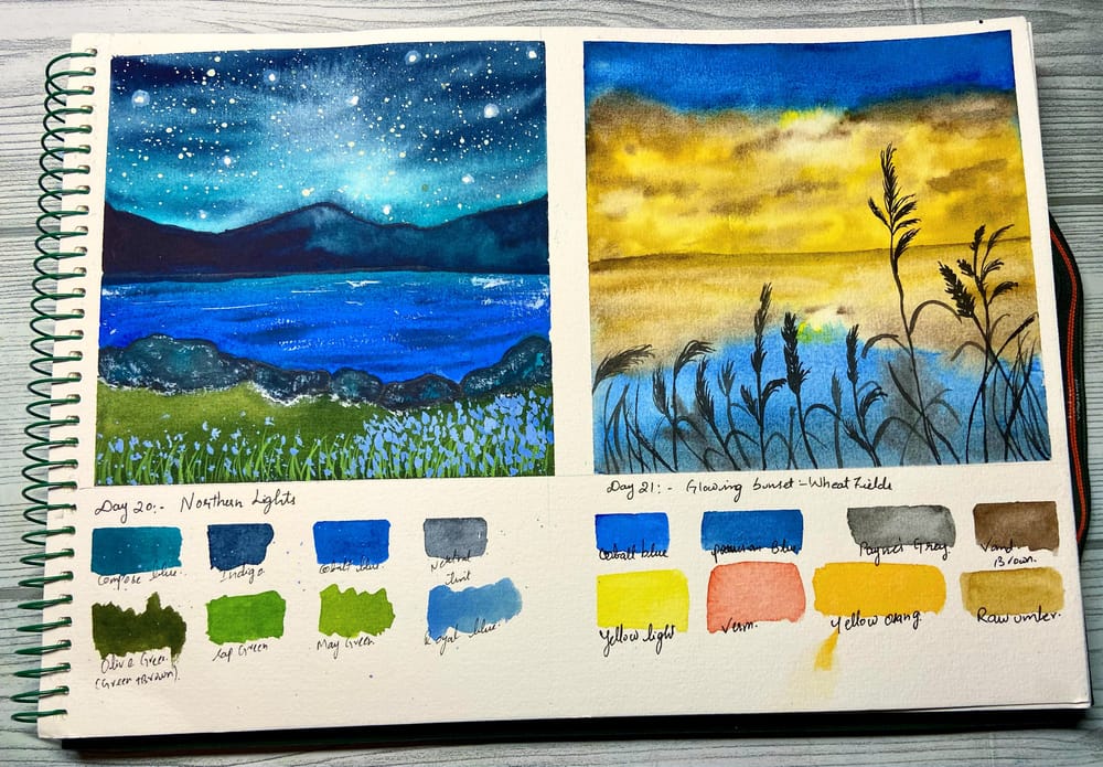 30days watercolour  landscape by Uma - image 5 - student project