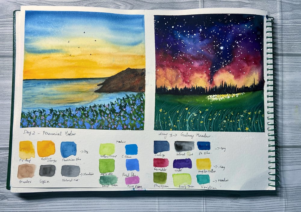 30days watercolour  landscape by Uma - image 15 - student project