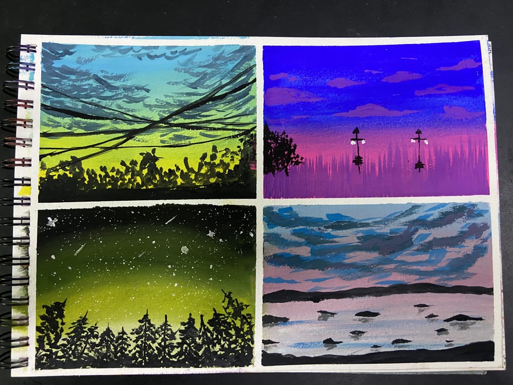 15 day gouache challenge - image 1 - student project