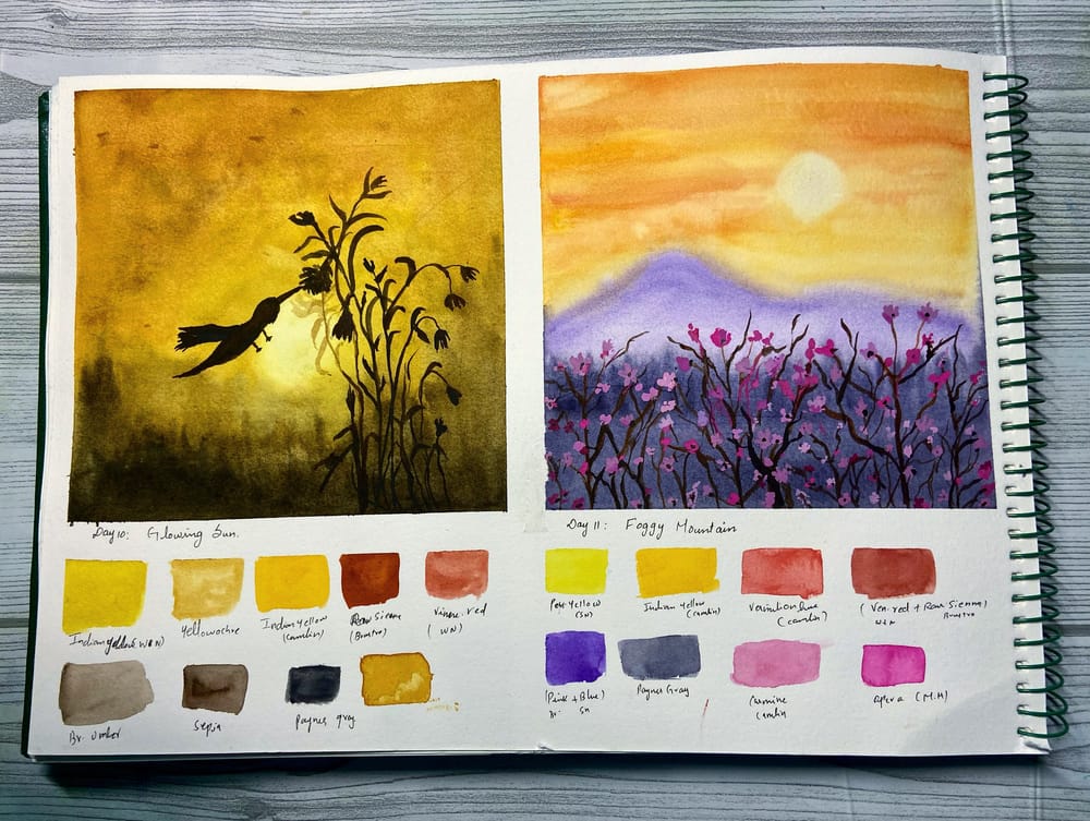 30days watercolour  landscape by Uma - image 10 - student project