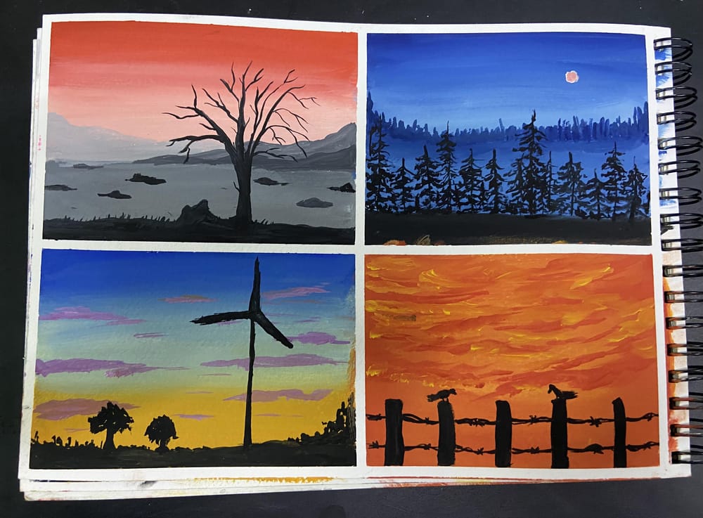 15 day gouache challenge - image 2 - student project